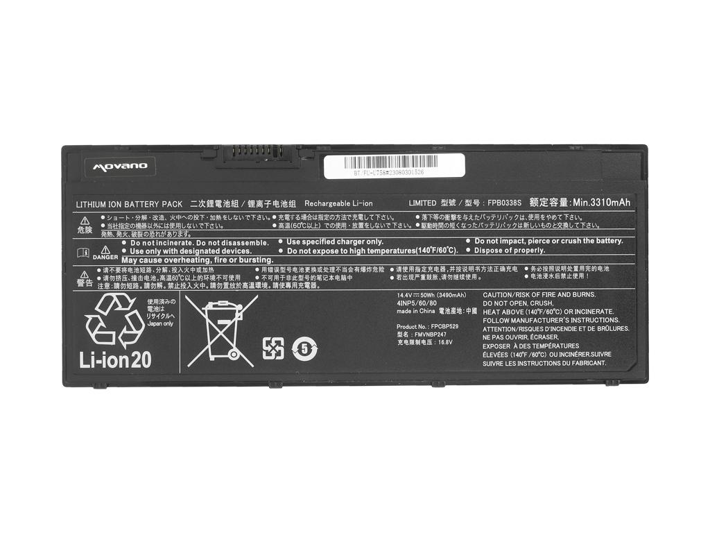 Bateria FPB0338S do Fujitsu LifeBook U758
