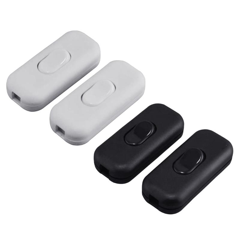 2Pcs Inline Cord Switches Lamp Control Appliance Switches Replacement Control Lamp Switches for Lamp, Small Devices