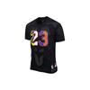 Air DNA Colorblock Numeric Printing Mesh Breathable Short Sleeve Black Men's DJ6387-010