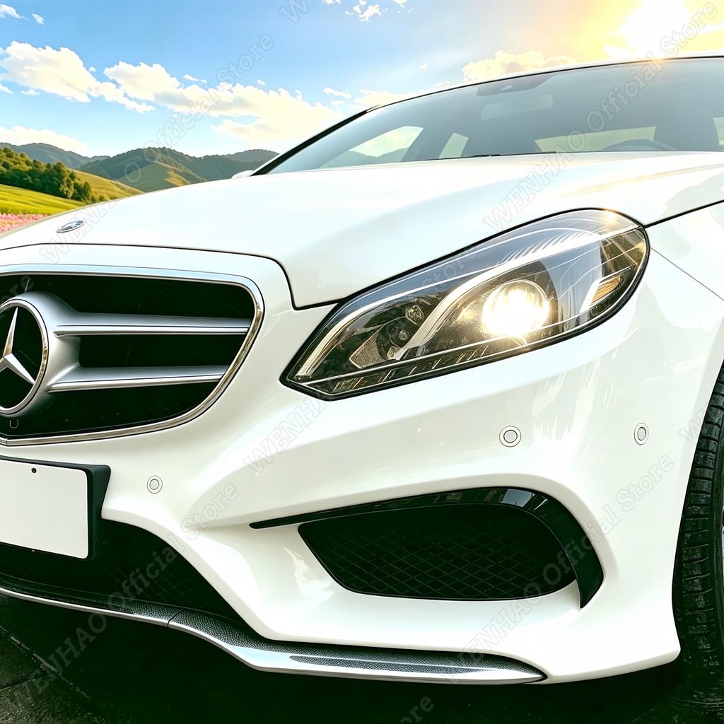 Front Bumper Spoiler Lamp Lights Frames Trim Grille For Mercedes Benz E Class W212 S212 E300 E350 E400 E500 AMG 2013-2016 Tuning