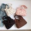 2024 Corduroy Large Capacity Shoulder Bag For Women Cute Canvas Tote Bag For School**
