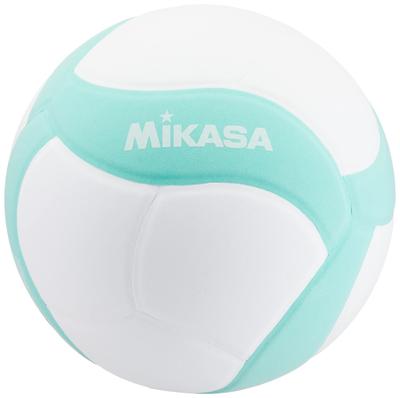 MIKASA Smile Lesson Volleyball, Size 4, 210g, White/Green, VS210W-W-G, Recommended Internal Pressure: 0.10-0.15 Kgf/cm²
