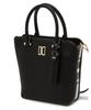 Daks Womens Accessories Black Dd Logo Cowhide Tote Bag_Dcba6E752Bk