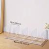 1pcs Transparent Acrylic Storage Rack, 4-grid Bag Storage Partition Board, Wardrobe Storage Rack, Makeup Closet Organizer, Bedroom Dorm Accessories