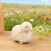 22CM Niedliche Lebensechte Flauschige Weiße Lamm Plüschtiere Weich Kreative Cartoon Stofftiere Schafe Tiere Begleitende Kuschelkissen Kindergeschenke