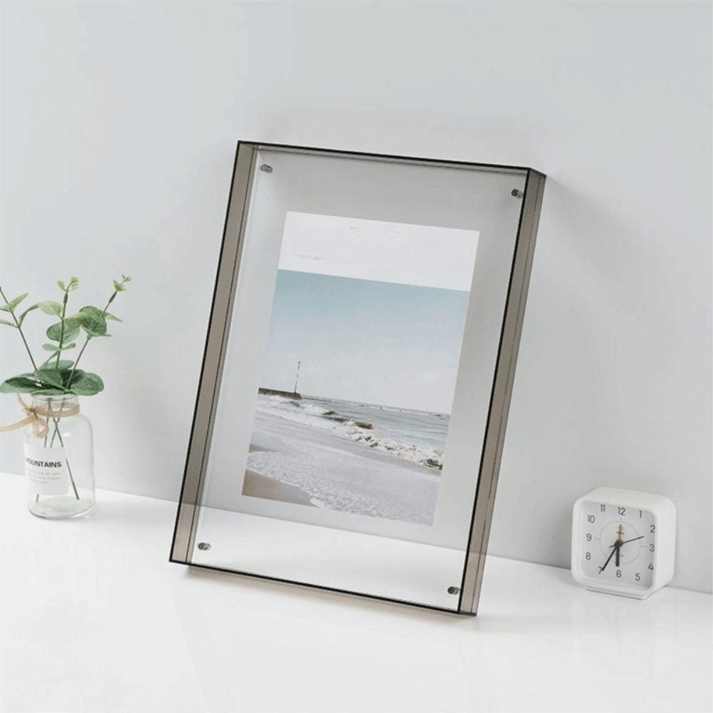 Transparent Colorful Square Photo Frame Acrylic Picture Frame Ornaments  Bedroom