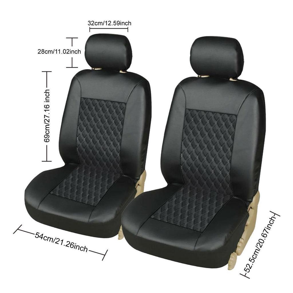Universal PU Leather Car Seat Cover for Five-Seater Models - Hot Selling Across Borders