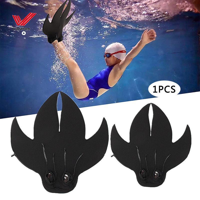 Buy Training Flippers Lightweight Black bed Feet Fins Swim Onepiece