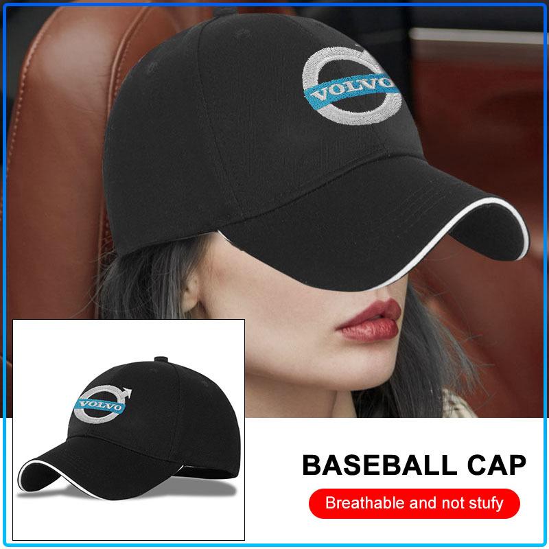 Baseball Cap Summer Outdoor Sun Hats Adjustable Golf Caps For Volvo Xc90 S60 S80 Xc60 Xc70 Xc90 Fh V50 S40 C30