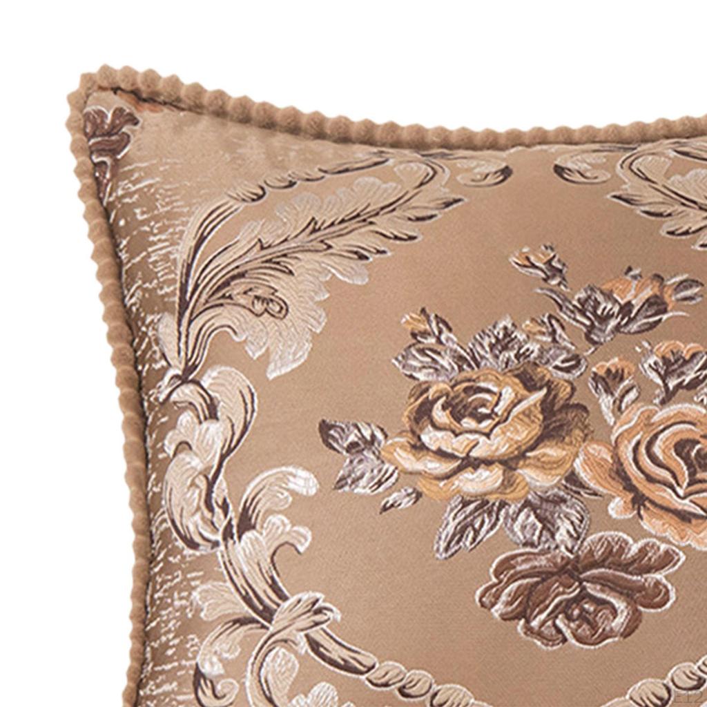 18.90x18.90 Inch Elegant Luxury European Pillowcase Square Cushion Cover for Sofa Living Room