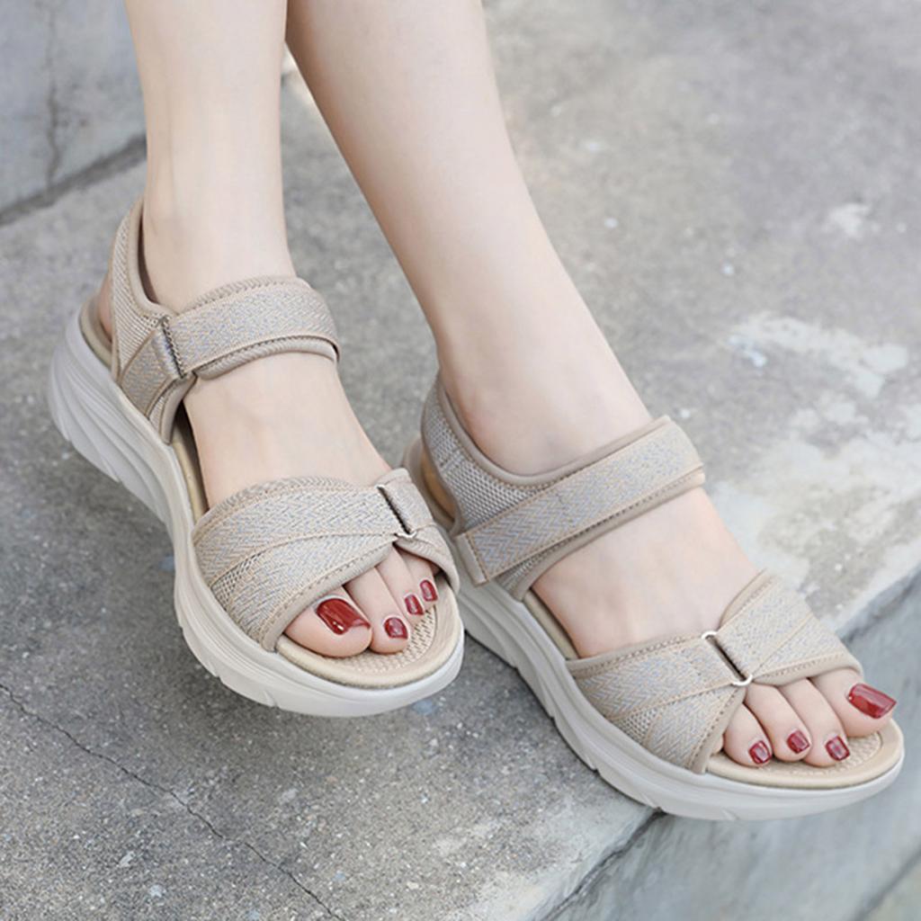 Women'S Flat Sandals Summer Comfortable Walking Sandal Platform Shoes Hiking Shoe Casual Style Accessories Sandalias De TacóN