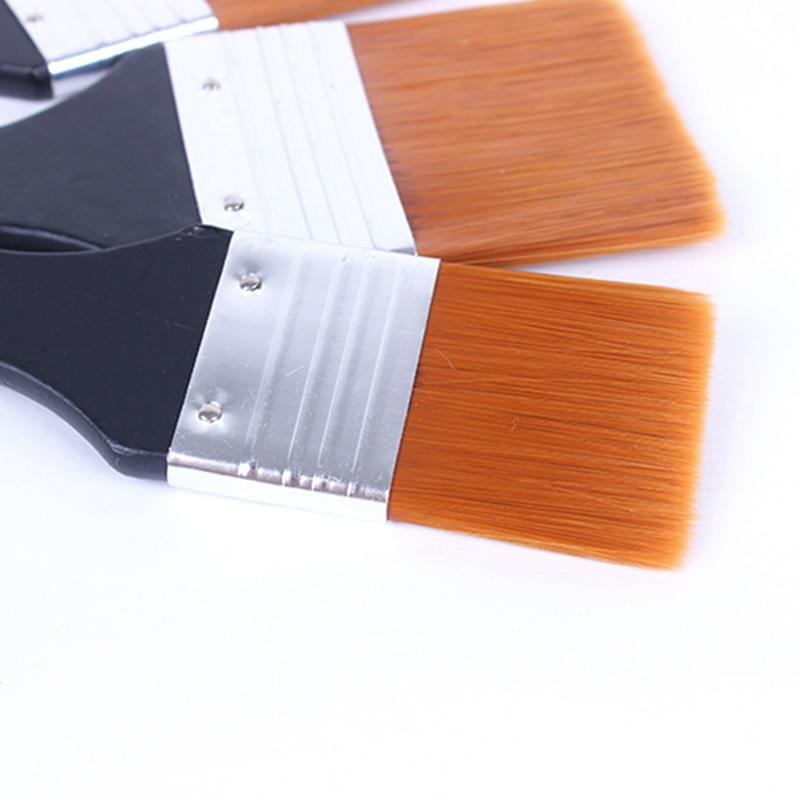 1 Stück Nylon Flache Haarbürste Öl Wandmalerei Künstler Haarpinsel Aquarell Kunst Set