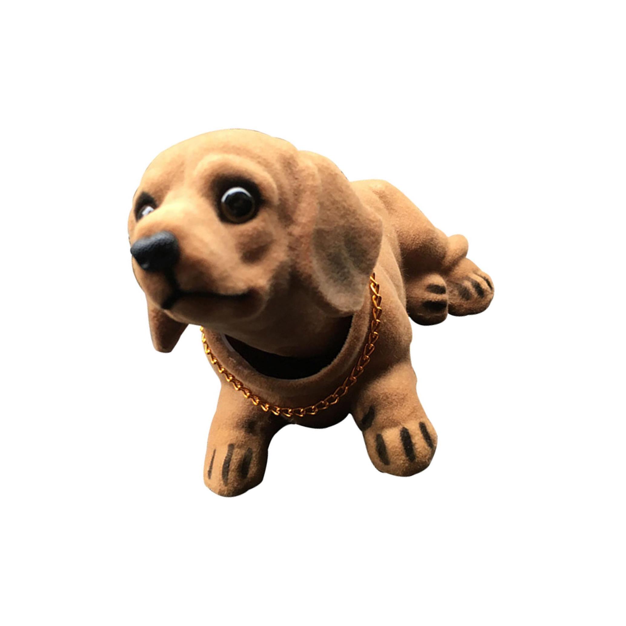 

Голова автомобиля щенок игрушка настольный помпон украшение украшение детская фигурка собака