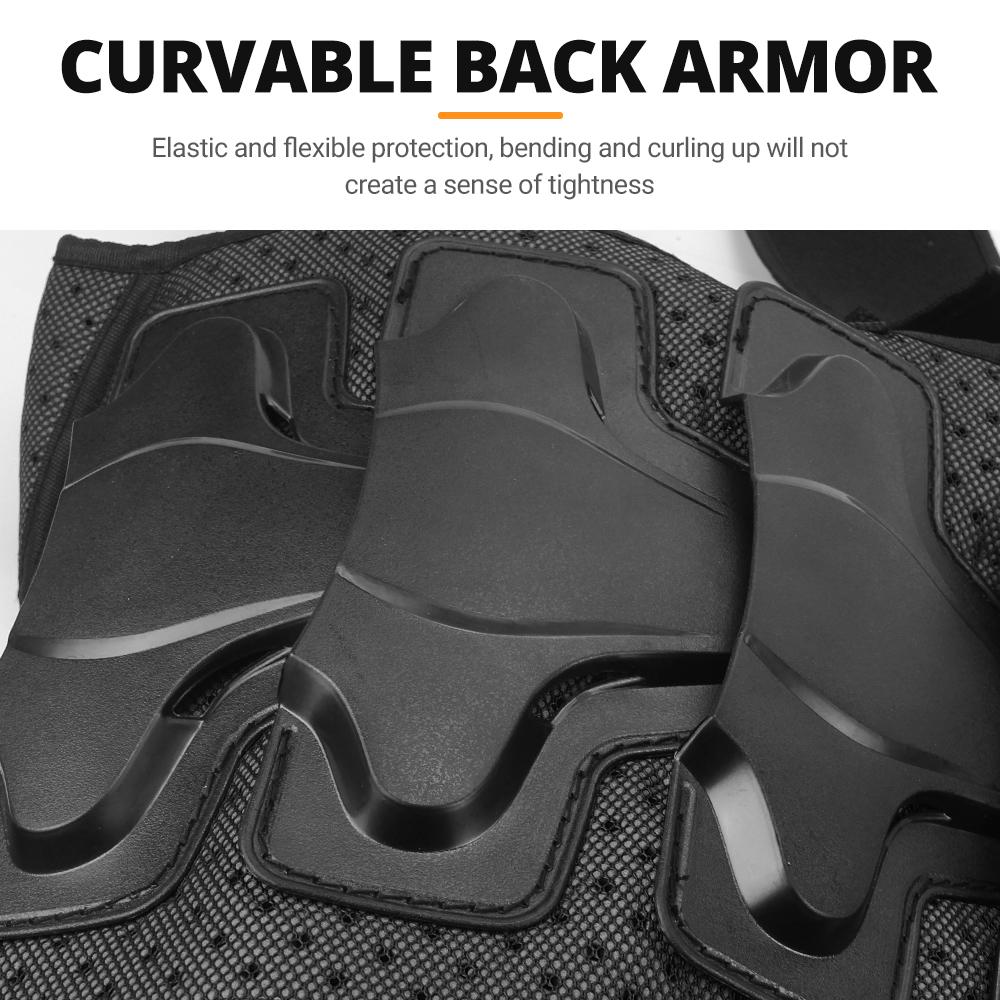 Dětská Motorkářská Ochranná Vesta Ochrana Motokros Body Armor Bunda Ochranné Chrániče Jízda Nákoleníky Moto Plná Ochrana Děti