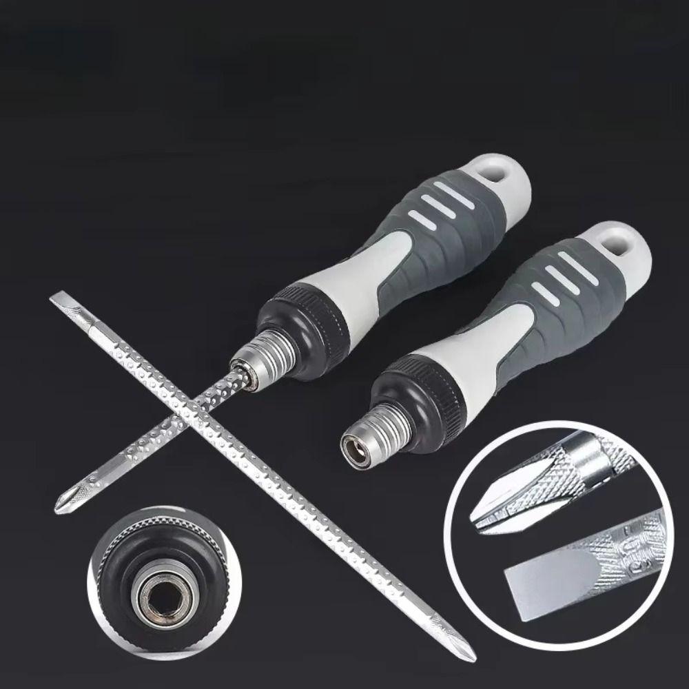 Cross Head Dual-purpose Screwdriver Semi-automatic Telescopic Screwdriver  Maintenance