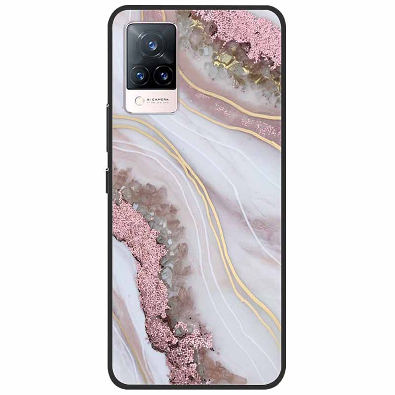Miękkie Silikonowe Etui Na Telefon Dla vivo V21 5G 4G V21E V2027 Y11S Y12S V20 V2025 V 21E TPU Coque Pokrowiec Dla Vivo V 21e 21 Ochronne