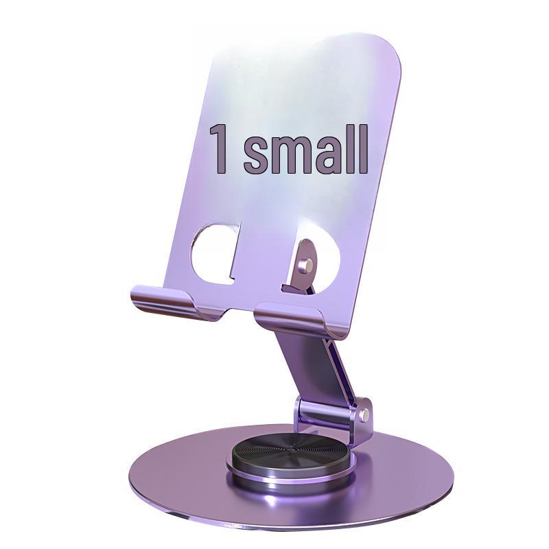 All-Metal Rotating Foldable Phone Stand for Live Broadcasts and Study