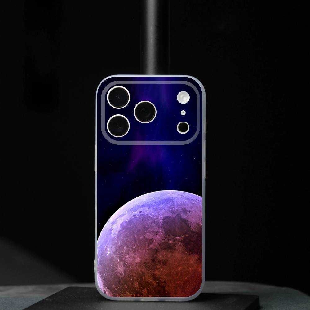 Moon Galaxy Universe Cool For iPhone 11,12,13,14,15,16,17,Pro,Max,Plus,Mini,SE4,E Phone Case Magnetic For Magsafe Wireless