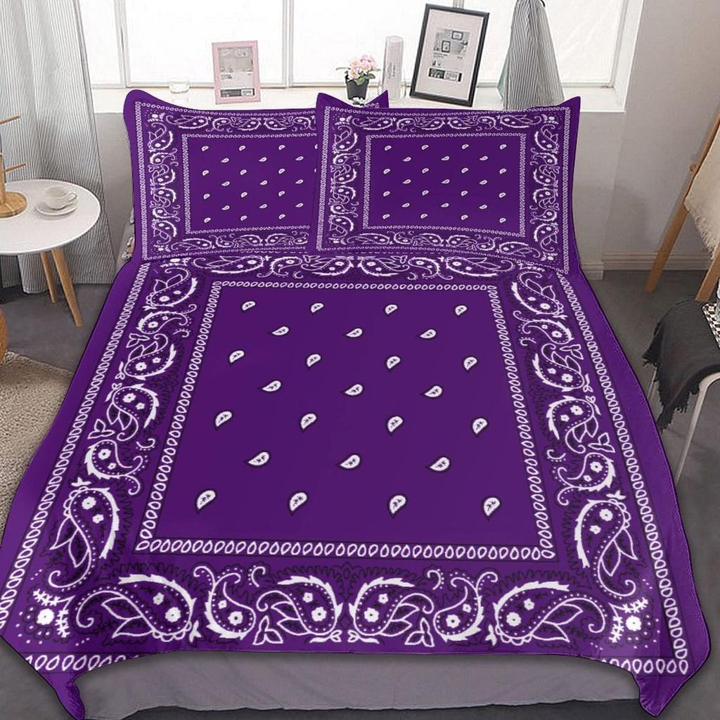 Four Seasons Microfiber Bedding Three-Piece Quilt Cover