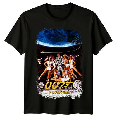 Moonraker (1979) Pánské tričko z 100% bavlny inspirované filmovým plakátem Top Retro 80s Tee