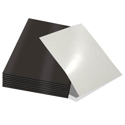 XXIAOTIAN Magnetic Sheet, Super Strong Magnet, Adhesive Tape, Magnetic Tape, Easy to Apply, Cuttable, Anisotropic, Large Size, for Kitchen, Living Roo