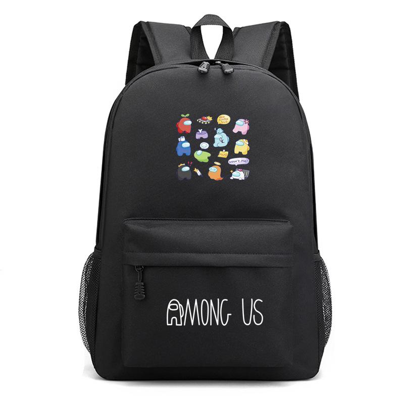 Spellen Among Us Ruimte Weerwolf Sterrenhemel Student Schooltas Patroon Rugzak Grote Capaciteit one size fits all