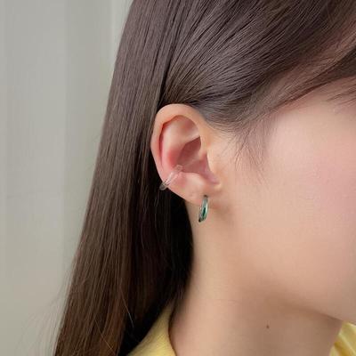 Bitano Transparent Ear Cuff Earrings Minimalist Bracelet