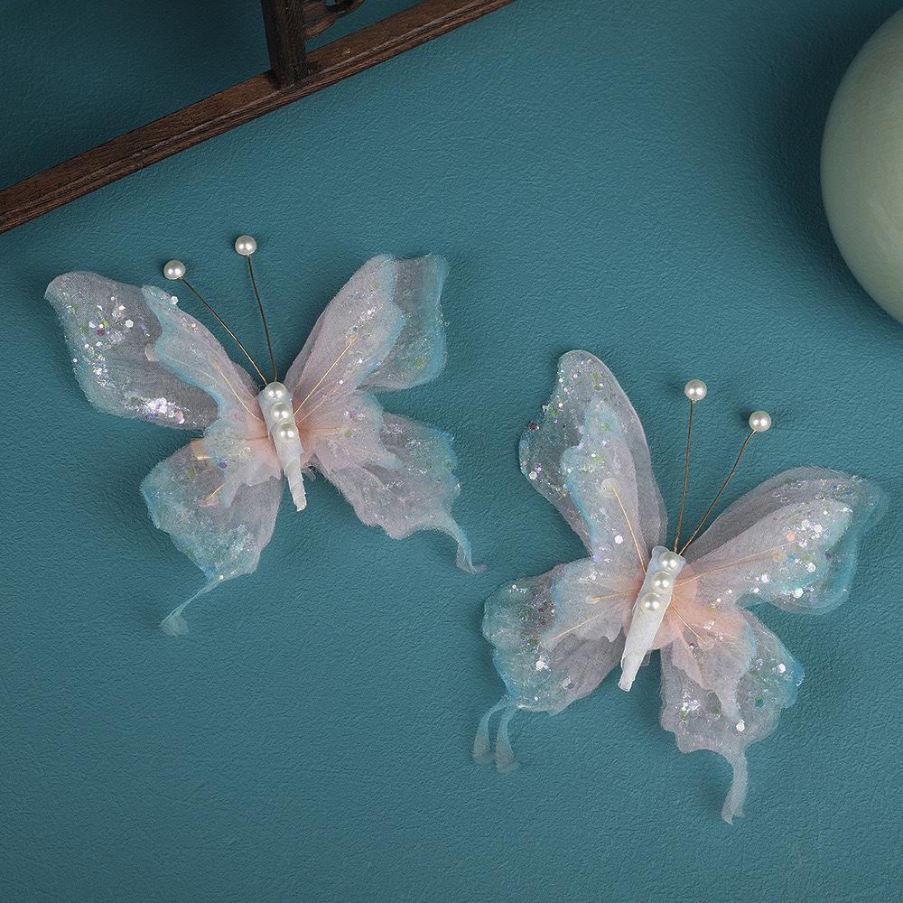 Flower Hair Clips Forks Chinese Hanfu Hair Accessories for Women Hairpin Fork Handmade Vintage Wedding Hair Jewelry Retro Crowns for Girl and Women