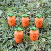 Easter Stake Carrot Statue Smile Carrot Shaped Figurines Plant for Indoor and Outdoor Sculpture Decors