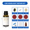Auto Scheinwerfer Restaurationsset Scheinwerferglas Wiederherstellung Oxidation Gelb Kratzer Reparatur Flüssigkeit Polymer Chemische Politur