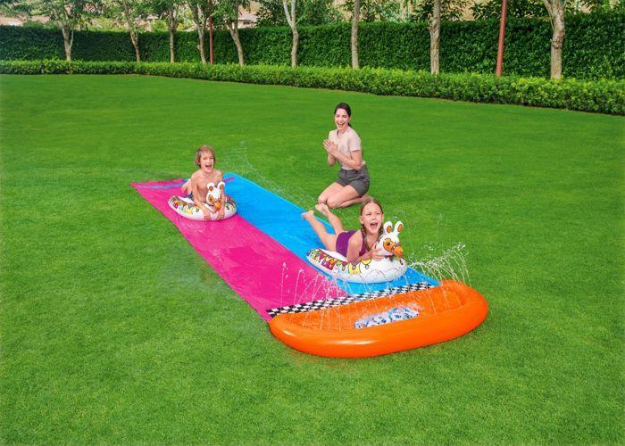 Bestway H2OGO ! Toboggan Aquatique Course De Lama Rama