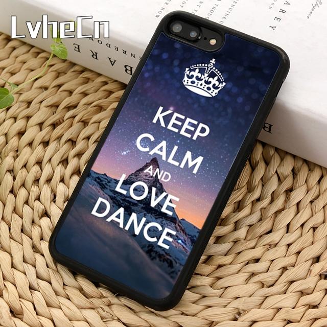 Keep Calm And Just Dance Phone Case For iPhone 17 Air 14 15 16 16e 13 12 Max Cover For Apple 11 Pro Max Plus