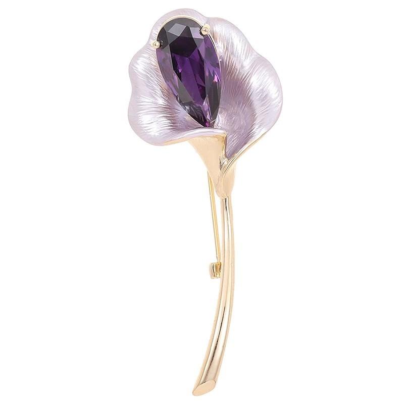 Calla Lily Brooch, High-end Feminine Design Sense, Niche Brooch for Suit Pins