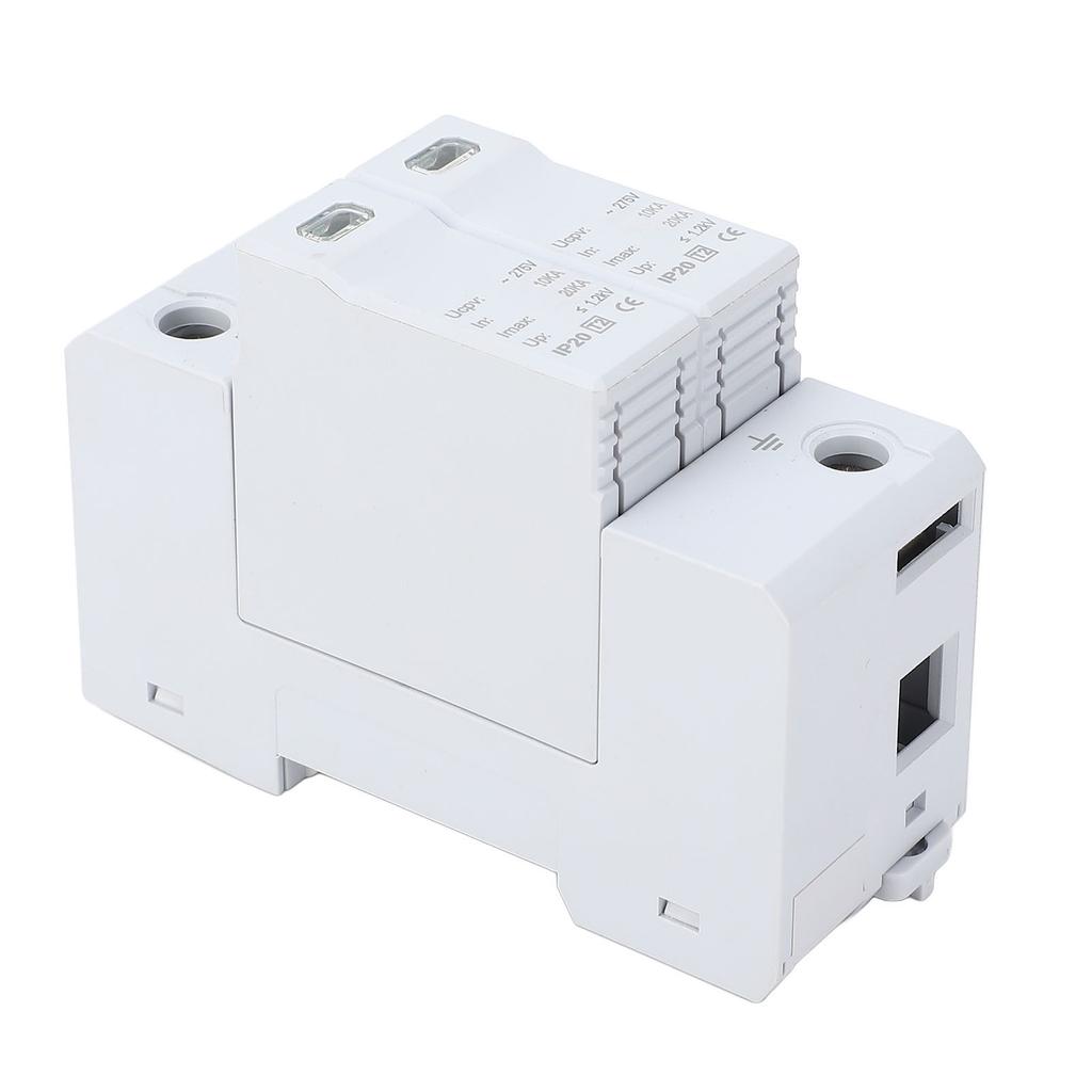Surge Protector 2P 10?20KA AC SPD 35mm Rail Installation Surge Protective Device for Home 275VAC