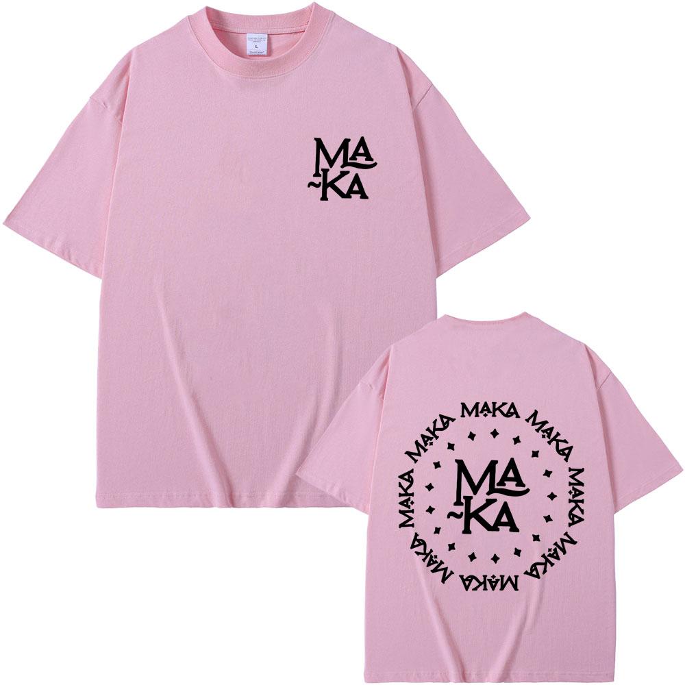 Limited Rapper Maka Logo T-shirt Men Women Fashion Hip Hop Oversized T-shirts Men's 100% Cotton Short Sleeve T Shirt Streetwear