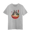 Totoro In The Ramen Bowl Cartoon Anime My Neighbor Totoro Adult Unisex T-shirt