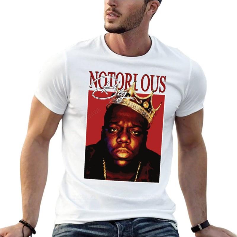 Notorious Big Vintage Oversized Tshirt Printed Men Clothes  Cotton Streetwear Plus Size Top Tee S