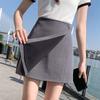 Slim Fit High Waist A-line Mini Skirt - Irregular Bodycon Design for Spring/Summer 2025