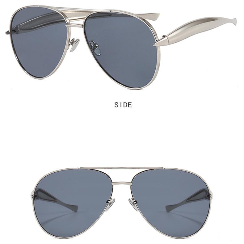 Lunettes de soleil pour femmes, lunettes de soleil rétro en métal pour hommes.