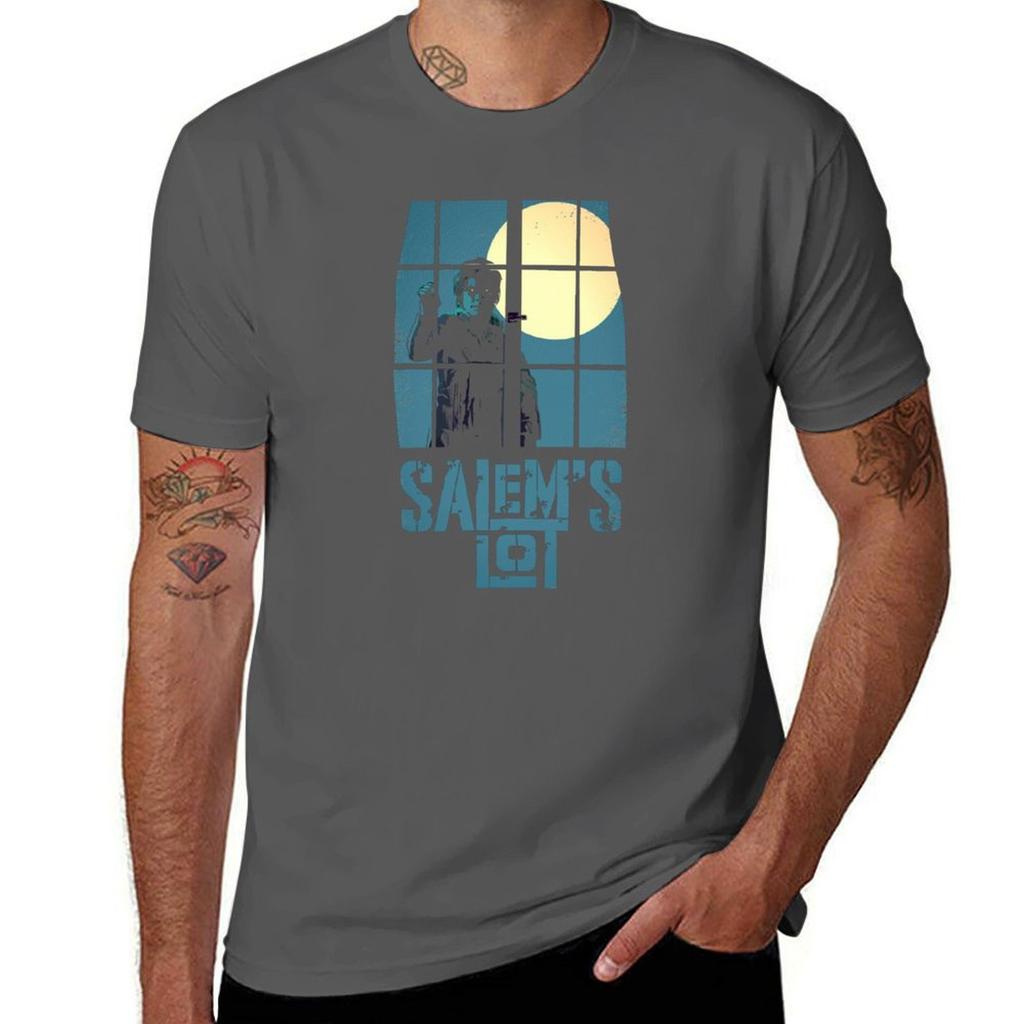 Salem?s Lote - Camiseta Stephen King tops de secagem rápida camisetas pretas para homens