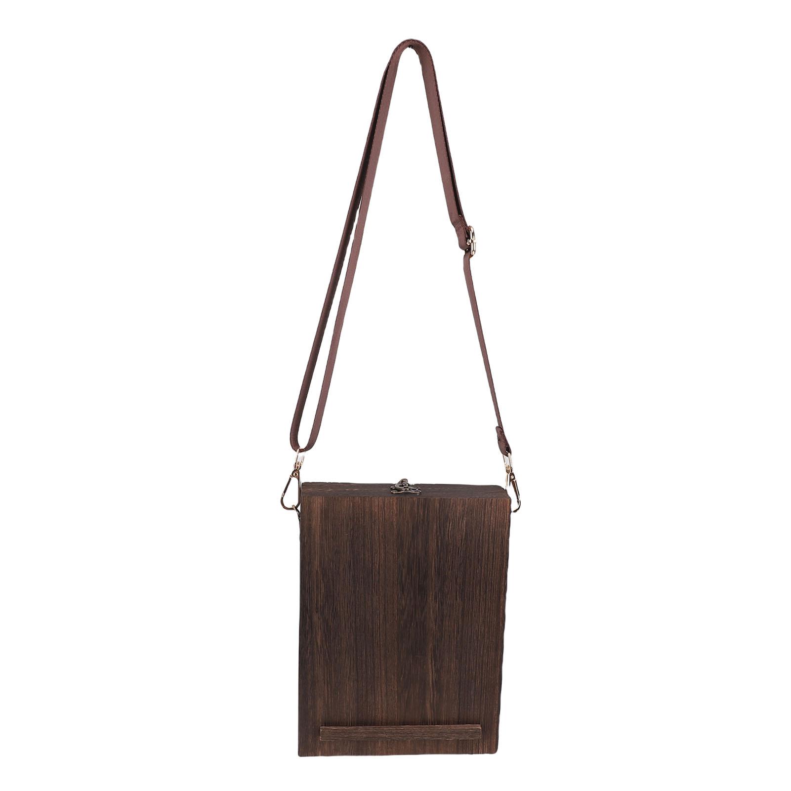 

Писательский мессенджер Деревянный ящик Портативная деревянная сумка художника Мольберт Ящик для эскизов с регулируемым плечевым ремнем для улицы