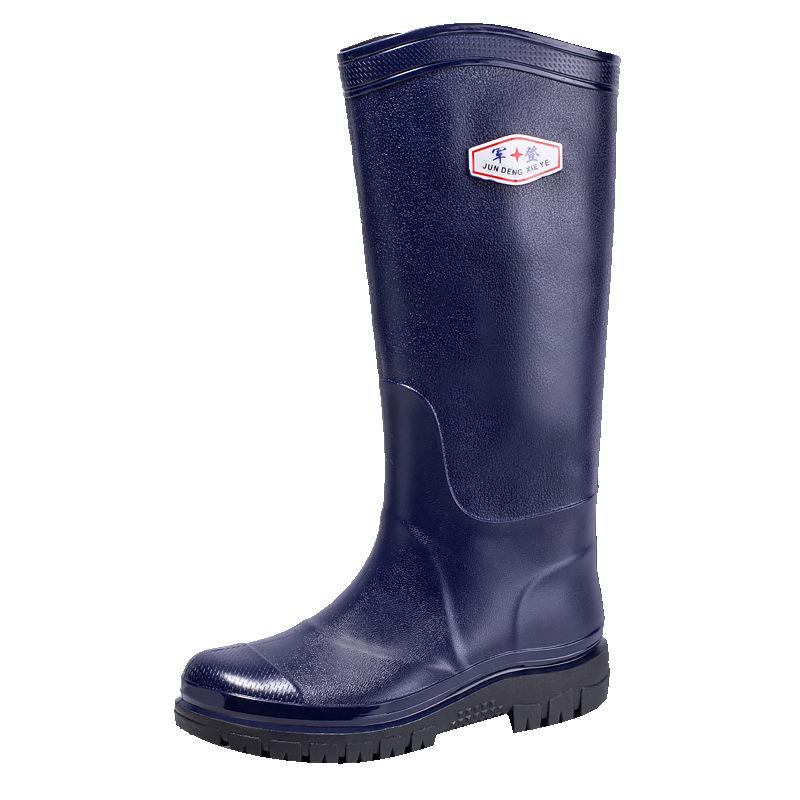 

Модные мужские нескользящие водонепроницаемые туфли Jundeng, для рыбалки в дождливый день, для ловли в море на открытом воздухе, водонепроницаемая обувь, очень высокие резиновые сапоги 44