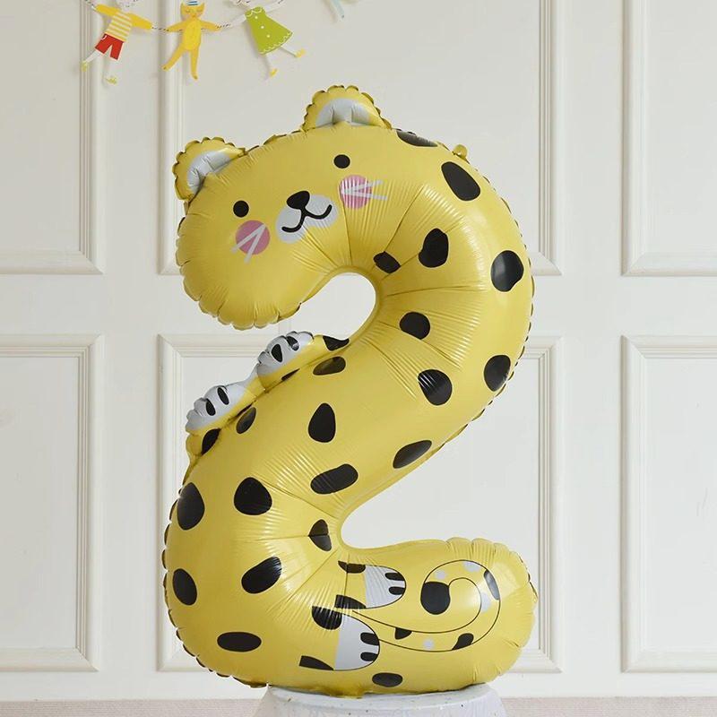 Cute Cartoon Animal Foil Balloons for Baby's First Birthday or Children's Festival Decorations