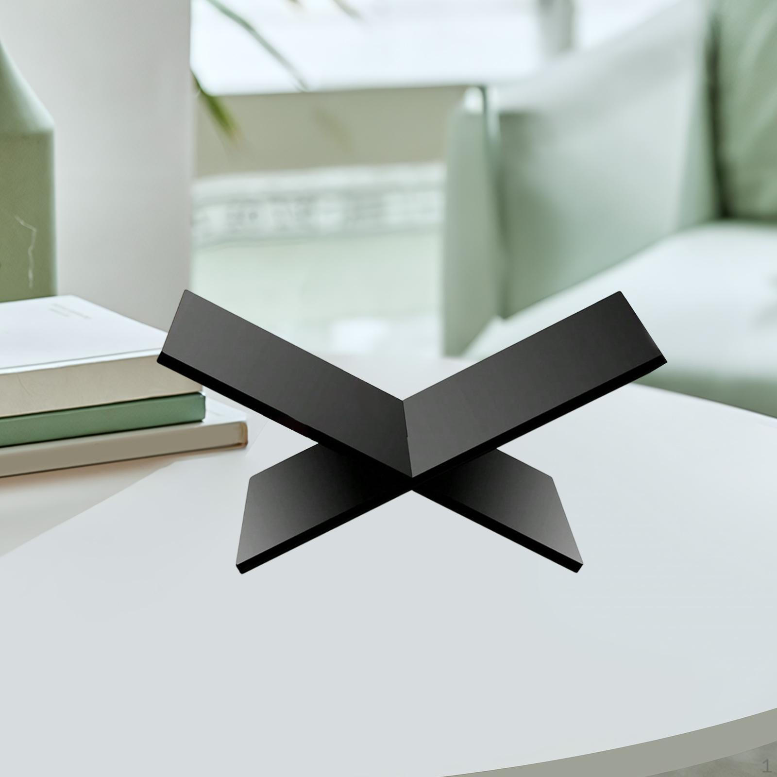 

Акриловая подставка для книг, держатель для открытых и закрытых книг, современный, дисплей для чтения чёрный