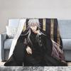 Sebastian Michaelis Ciel Flannel Blankets Blackbutlers Funny Throw Blankets for Home Hotel Sofa 150*125cm Bedspreads
