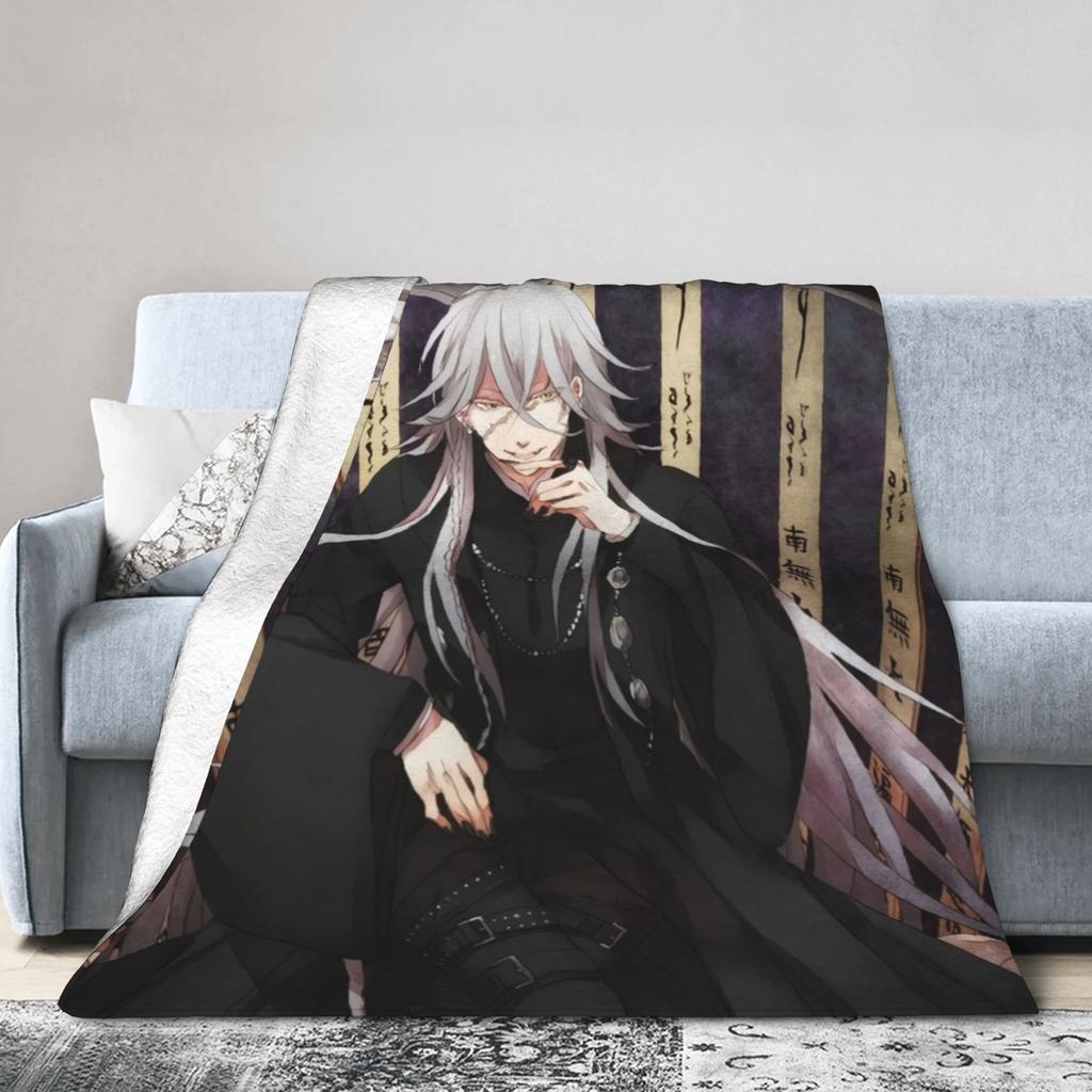 Sebastian Michaelis Ciel Flannel Blankets Blackbutlers Funny Throw Blankets for Home Hotel Sofa 150*125cm Bedspreads