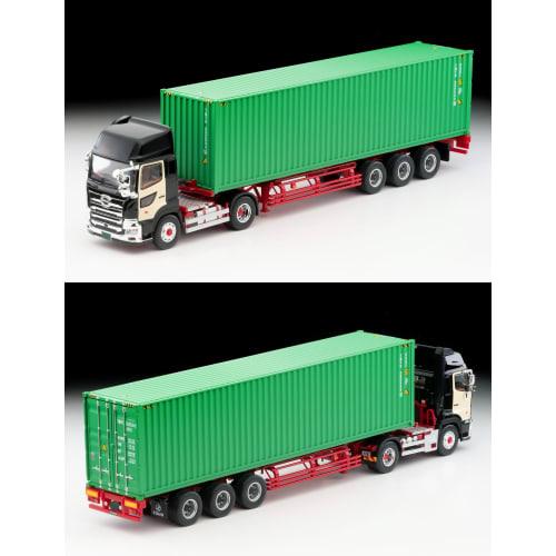 TOMYTEC Tomica Limited Vintage Neo LV-N292c Hino Profia 40ft Marine Container Trailer (Toho Sharyo TC36H1C34) Black (Finished Product)