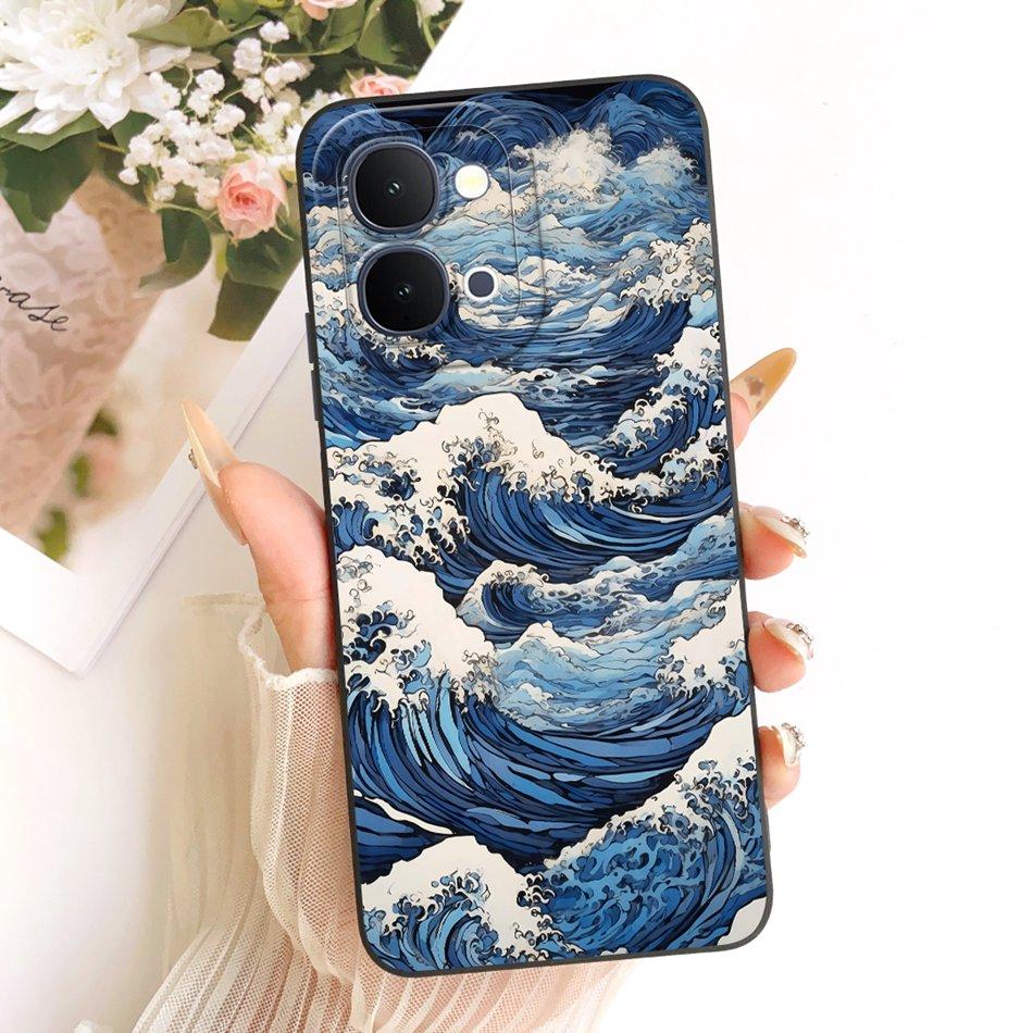 For Vivo Y31d Y51 Pro Y500i 2026 Fashion Dusk Beach Painting Phone Case For Vivo Y31D Y51Pro Y500i Soft Silicone Covers Bumpers