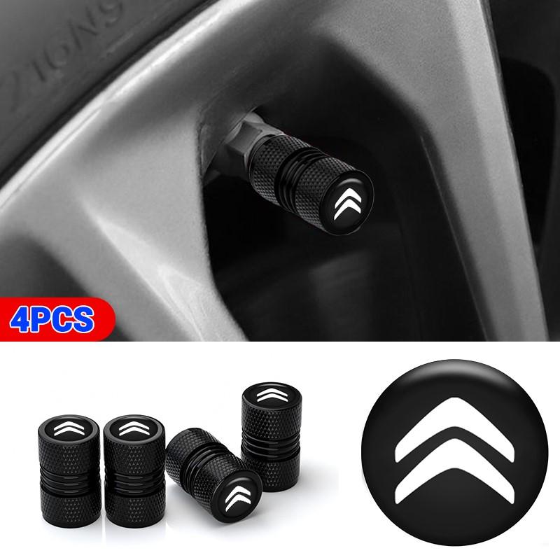 4Pcs For Citroen Celysee C4 C3 C5 C1 C2 C6 Aircross Picasso Cactus Berlingo  Car Wheel Air Stem Cover Tire Valve Dustproof Caps