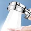 One-Key Stop Water Saving Shower Head 3 Modes Adjustable Shower Head  Bathroom
